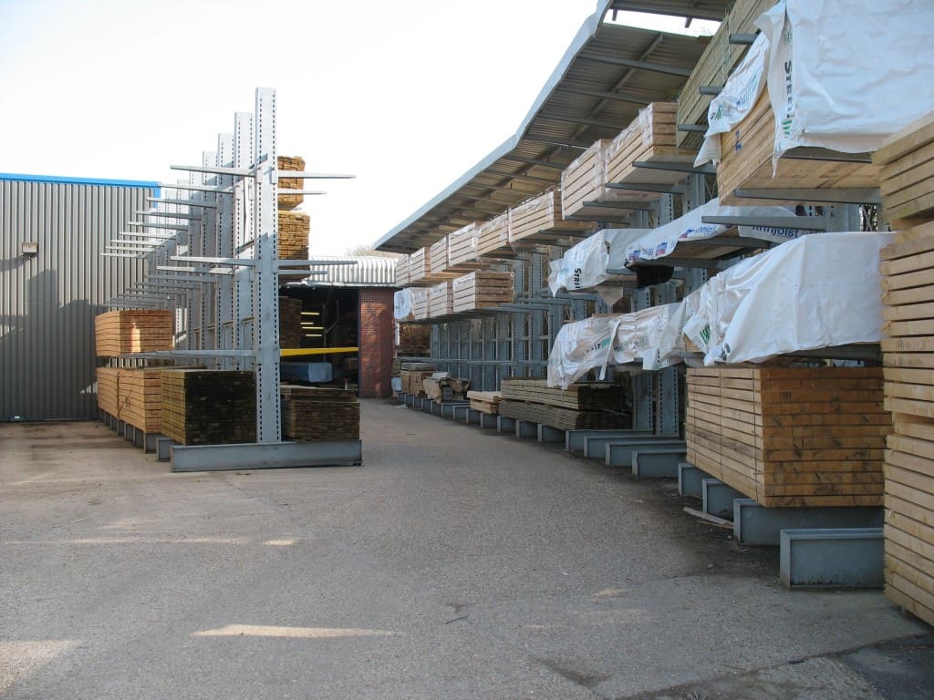 Timber Rack with Canopy