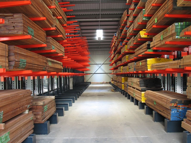 timber cantilever racking Designed and installed by Stakapal - Leaders in Innovative Warehouse and Yard Storage Racking Solutions and Cantilever Racking Specialists