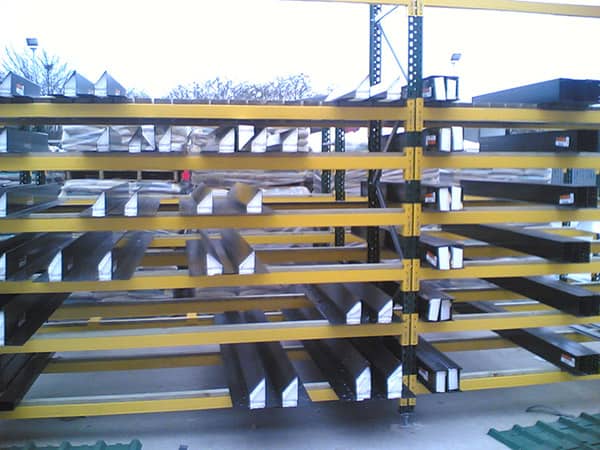 Steel Lintels stored on Stakapal Pallet Racking