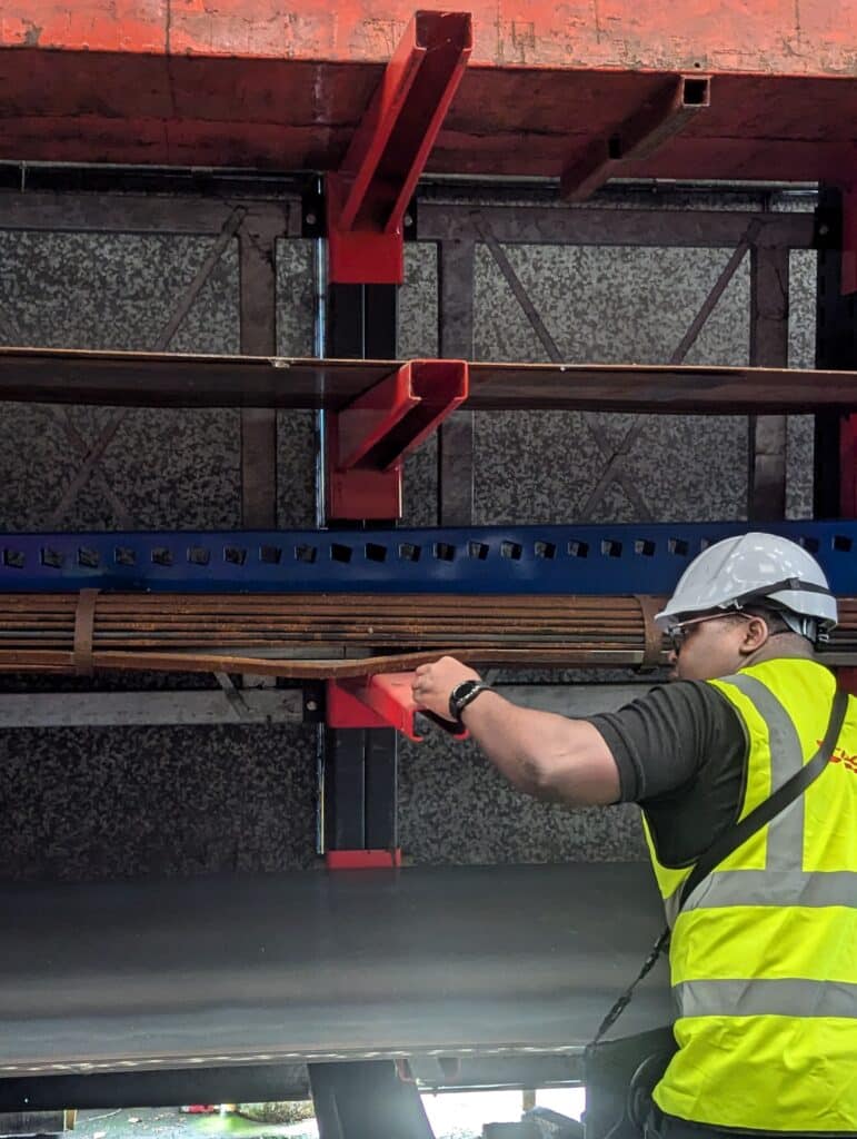 When carrying out racking inspections, the finest of margins is what separates a safe racking structure from an unstable one. using measuring tools, our inspectors are able to determine the balance of the arms and determine how much impact it has encountered to provide the company with the appropriate risk label.