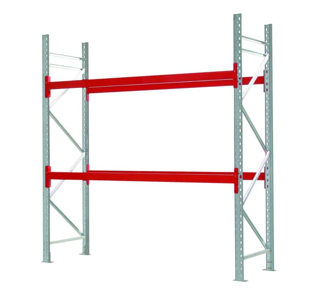 Stakapal Pallet Racking Configuration - Pallet Racking for panel products equipped with Safety Barriers which has been manufactured, supplied and installed by Stakapal - the leading Manufacturer and supplier of heavy duty racking made bespoke to tailor the needs of their customers.