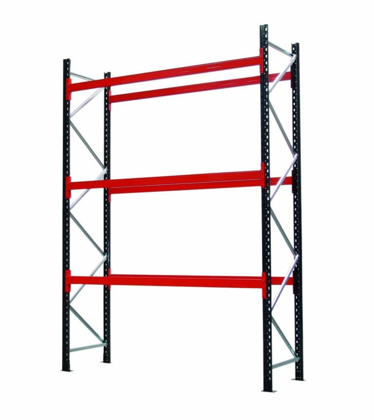 Stakapal Pallet Racking Configuration - Pallet Racking for panel products equipped with Safety Barriers which has been manufactured, supplied and installed by Stakapal - the leading Manufacturer and supplier of heavy duty racking made bespoke to tailor the needs of their customers.