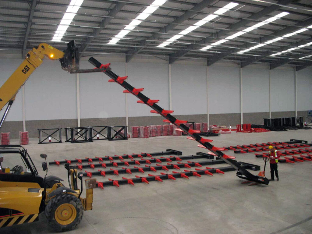 Stakapal SEIRS team are completing a Warehouse Racking Installation.