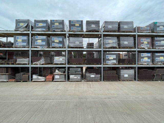 Pallet Racking For Builders Merchants which has been manufactured, supplied and installed by Stakapal - Leading racking manufacterer and supplier Cantilever and pallet racking to warehouses and yards.